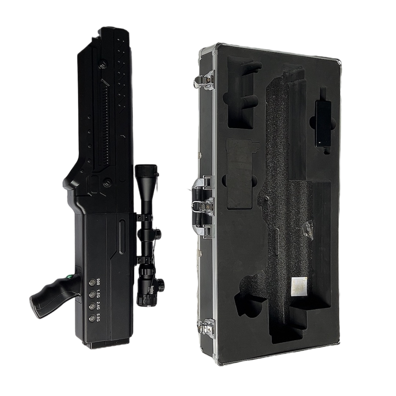  浏阳手持便携式枪型低空防御反制四通道A型