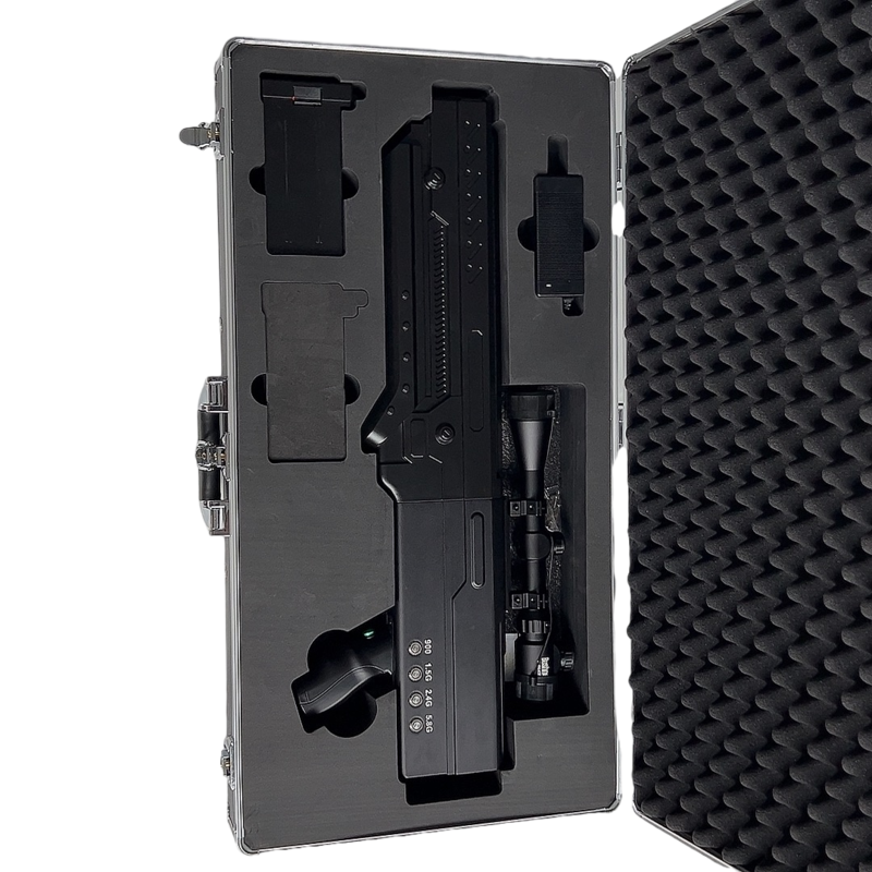  浏阳手持便携式枪型低空防御反制四通道B型